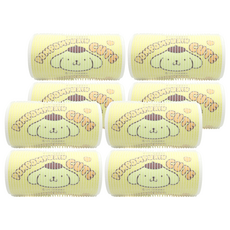 布丁狗可愛大髮捲, 8個, 黃色