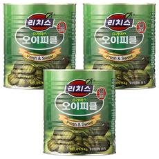 리치스 슬라이스 오이피클, 3개, 3kg