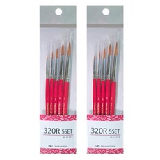 화홍 320 R 세트 5종 다용도 세필붓, 2세트