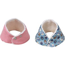 크로바몰 아동용 기모 바나나 스카프 빕 2p