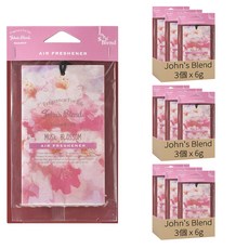 John's Blend 香氛片 Set 3 空氣清新劑, 櫻花麝香2024, 6g, 9個