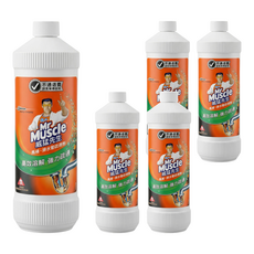 Mr Muscle 威猛先生 馬桶/排水管疏通劑, 960ml, 5瓶