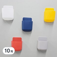 디오셀 무타공 접착식 다용도 리모콘 휴대폰 거치대, 랜덤발송, 10개