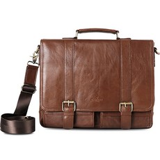 CAPACCI 男士皮革公事側背包 YB_CCI1003, 淺棕色