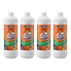 Mr Muscle 威猛先生 馬桶/排水管疏通劑, 960ml, 4瓶