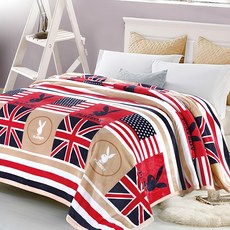 PLAYBOY 英倫邂逅法蘭絨(加厚)雙層毯