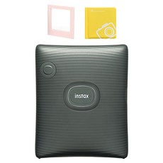 인스탁스 스퀘어링크 즉석카메라 미드나잇 그린 FI017W + 스퀘어 앨범 랜덤발송 + 자석액자 랜덤발송 세트, 1세트