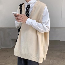 남성용 토니보르 브이넥 오버핏 베스트 FC-2214328