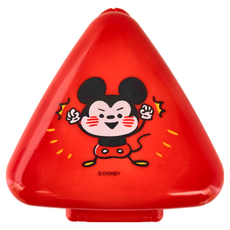 Skater Disney 迪士尼 三角飯糰盒 614323 10 x 10.8 x 4cm, 米奇 紅色, 1個