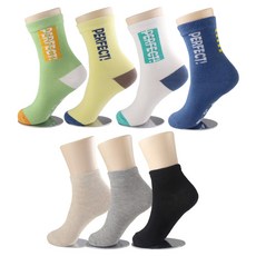 새실로 아동용 퍼지 양말 7족 세트