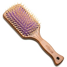 CELLREBORN 木柄方型氣墊梳, 1個, 木針