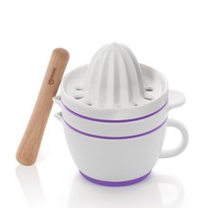 sillymann 陶瓷榨汁器 WSB216, 淺紫色, 1組