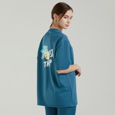 에이치머스 여성용 아루바 오버핏 래쉬가드 상의 + 하이웨스트 레깅스