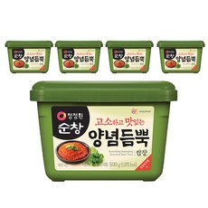 청정원순창 양념듬뿍 쌈장, 500g, 5개
