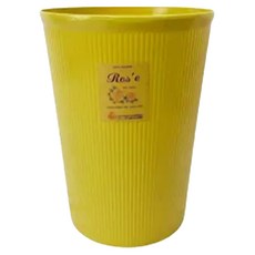 Polywise 翰庭 特大玫瑰紙林 垃圾桶, 黃色, 2個