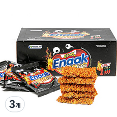 에낙 스파이시 레벨3 라면과자, 672g, 3개