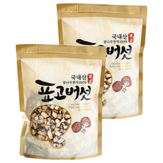 산천농원 참나무 원목 표고버섯 칩, 100g, 2개