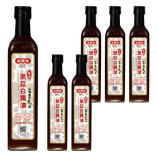 高慶泉 黑豆白醬油 100%純釀造, 480ml, 6瓶