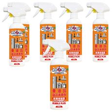 CLEAN CAPTAIN 除垢隊長 除油垢清潔劑, 重油垢 強效清潔劑 專業泡沫款, 500g, 6瓶