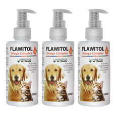 優寶 Flawitol Omega Complex 寵物營養滴液 160ml, 活膚益毛, 3瓶