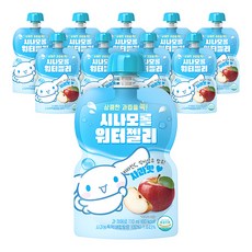 ATEX 三麗鷗角色果凍飲, 10包, 蘋果口味, 110ml