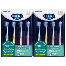 YUHAN 柳韓洋行 U-Dent 小蘇打牙刷組, 4入, 2套