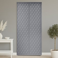 HANIL 磁吸雙開式防水塗層壓花防寒防風膜 灰色, 1個