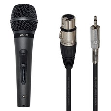 카날스 유선마이크 + 캐논-PC용 케이블 5M, MS-109