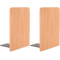 슬로우데코 원목 데스크 정리 북엔드 2p, 오크 스퀘어
