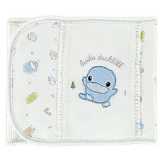 KU.KU Duckbill 酷咕鴨 跑跑小象肚圍-L 100%純棉 親膚, 藍色