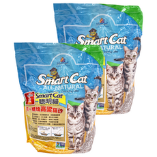 pioneer pet 聰明貓 第一結塊高粱貓砂, 天然無毒, 99%無塵, 領先眾多貓砂, 高粱清香, 2.27kg, 2包
