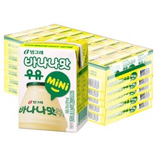 바나나맛우유 mini, 120ml, 120개