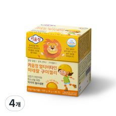 키움정 멀티비타민미네랄 구미젤리, 30정, 4개