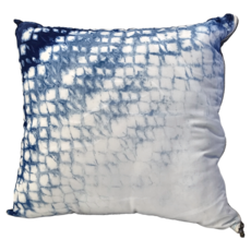 ORANGE PLUS 悅康品家 格子抱枕, 微風藍染