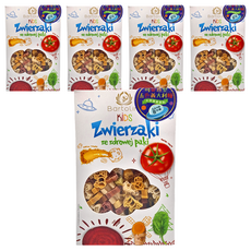 Bartolini 動物造型五色義大利麵, 好吃好玩 營養滿分!, 250g, 5盒