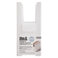 like-it 抽屜窄型收納盒, 1層, 白色