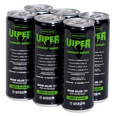 삼대오백 바이퍼 에너지 그린 제로 음료, 355ml, 6개