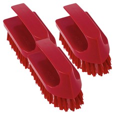 巧巧 熨斗型洗衣刷, 熨斗型 紅色, 3支