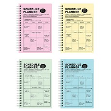 ibis PP 束帶日程本 SP 4入組 12326, 淺黃色, 淺綠色, 淺粉紅色, 天藍色, 1套