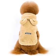 DING DONG PET 狗狗兔子刷毛衣, 米色