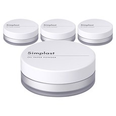 토니모리 심플라스트 기름종이 파우더 9g, 4개