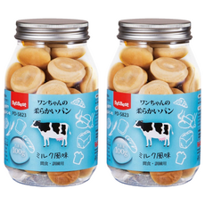 PETBEST 島原手作犬用麵包 2入 狗狗零食 營養點心, 牛奶, 100g