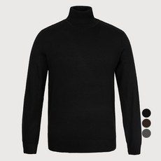 INDIAN 男士素色基本款高領可水洗針織衫 MIVBF4W9261