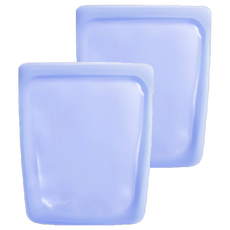 Stasher 大長形矽膠密封袋, 食品級白金矽膠, 可重複使用, 耐溫-40°C至200°C, 1899ml, 26.9 x 18.9 x 21.6cm, 紫外光, 1入, 2個