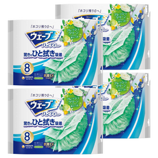 威拂 香氛魔撢補充包 8入, 高效抗菌纖維, 強力吸附灰塵, 提供更健康的居家環境, 單色, 4包