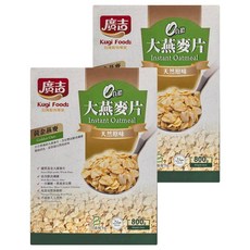 廣吉 大燕麥片, 800g, 2盒