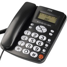 Itek 來電顯示 CID 有線電話, IK-320(黑色)