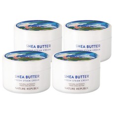 네이처리퍼블릭 쉐어버터 프레시 스팀 크림 지복합성용, 100ml, 4개