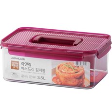 LocknLock 樂扣樂扣 Bisfree積木晶透泡菜保鮮盒, 3.5L, 1個