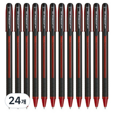 Uni 三菱 JETSTREAM 按壓式原子筆 SX-101 0.7mm, 紅色, 24個